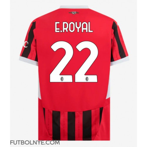 Camiseta AC Milan Emerson Royal #22 Primera Equipación 2024-25 manga corta